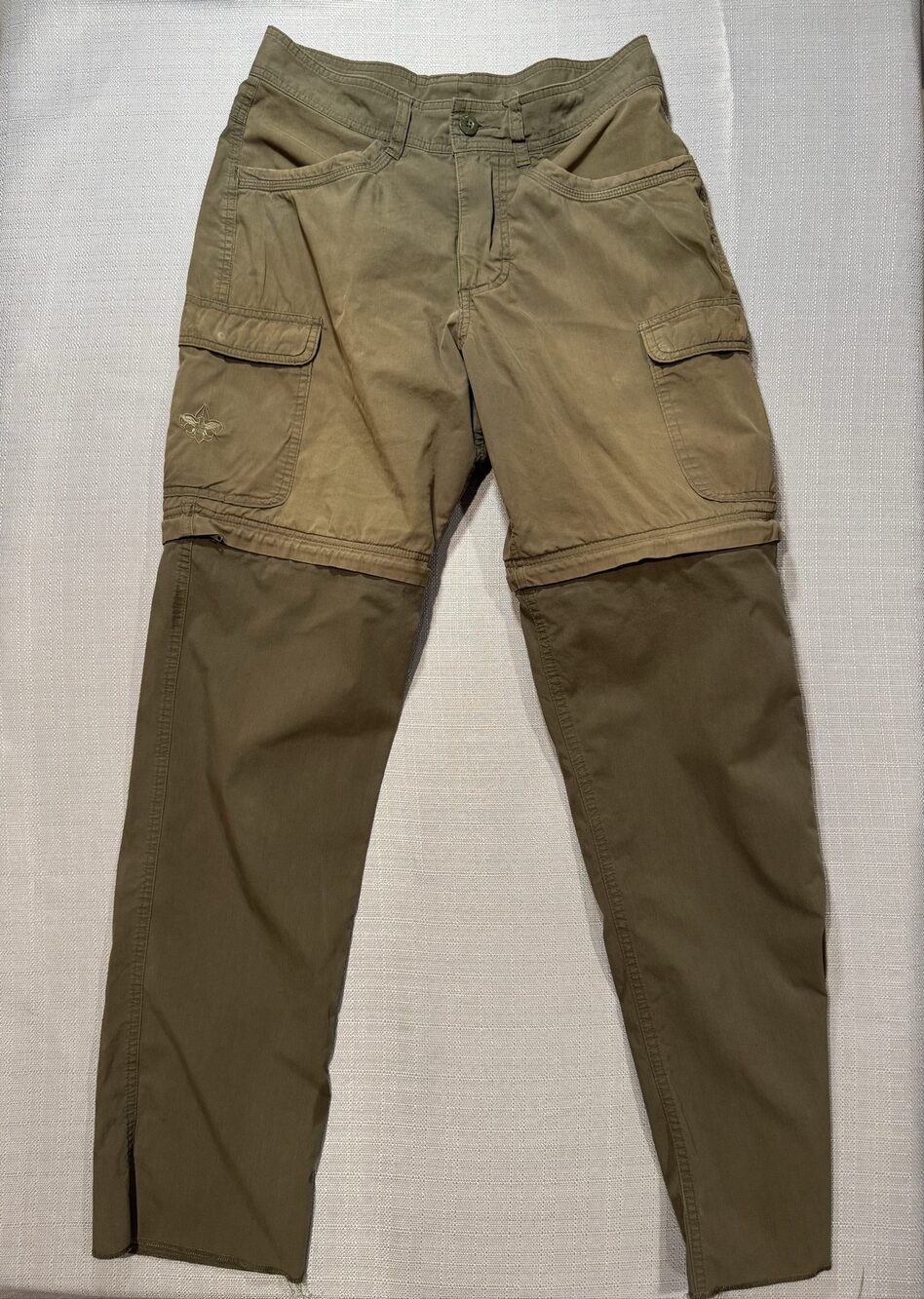 Men’s Boy Scouts of America Switchback Convertible Cargo Pants – Olive Green – 3